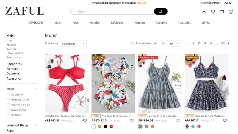 Introducir 54+ imagen paginas para comprar ropa online argentina
